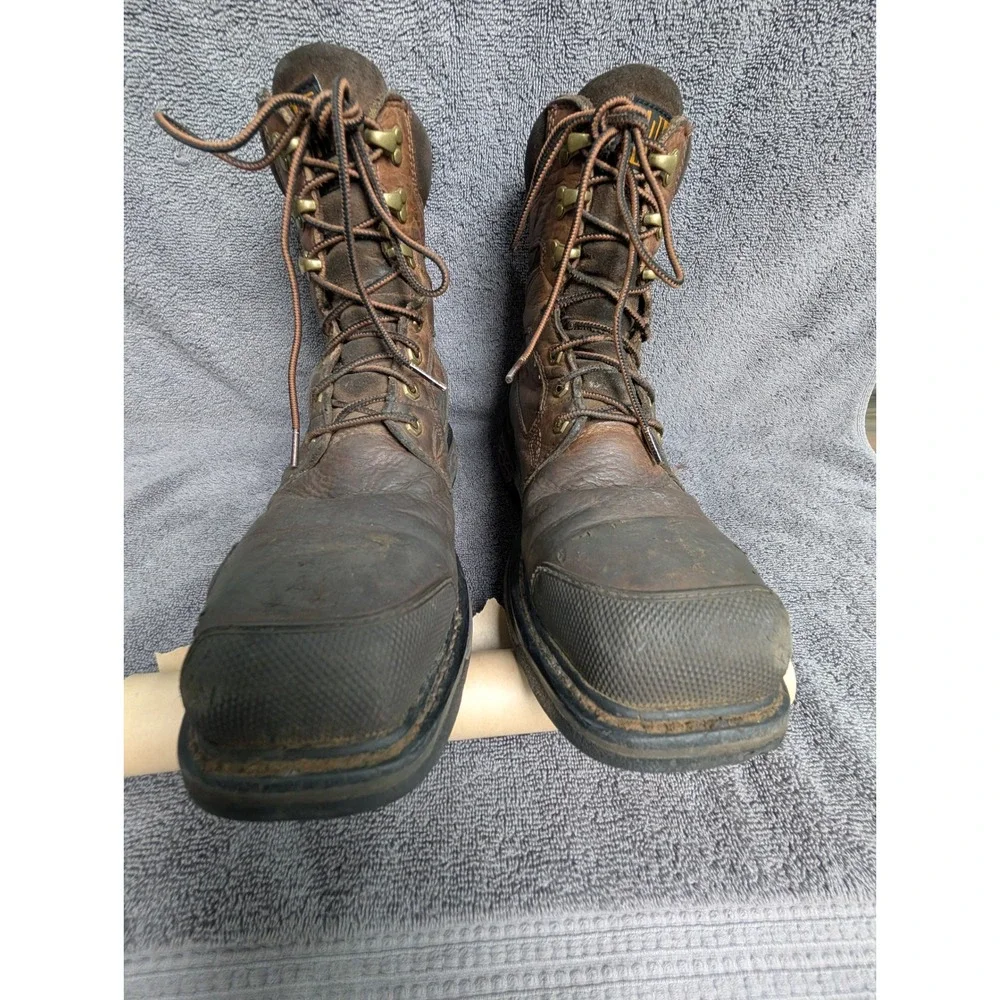 Ariat Mens WorkHog XT H2O Waterproof Composite Toe Work Boots Brown